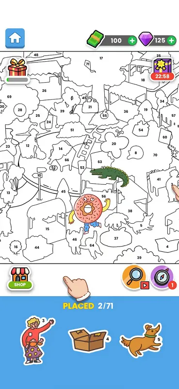 贴纸书按数字涂色最新手机版 贴纸书按数字涂色最新手机版