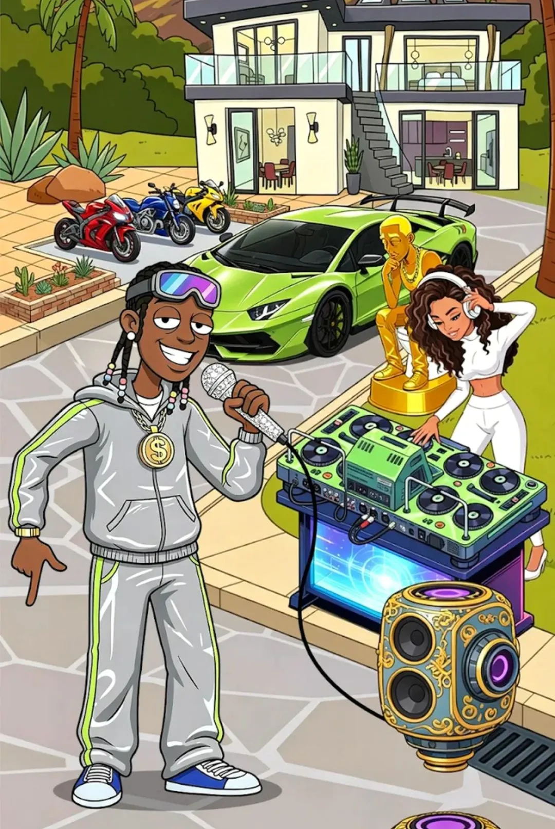 放置说唱明星辅助菜单版(说唱明星放置游戏) 放置说唱明星辅助菜单版(说唱明星放置游戏)
