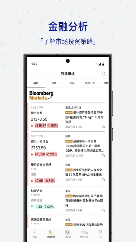 iBloomberg i����(��ҵ��Ѷƽ̨)v8.7.1 �ٷ������ͼ